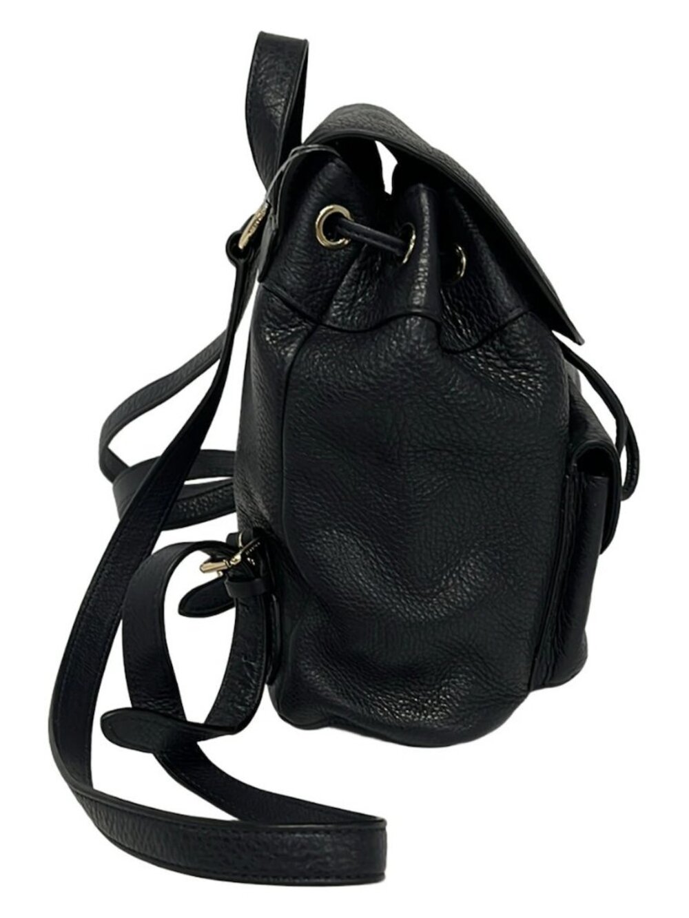 COACH F37621 Dark Navy Leather Backpack - Picture 14 of 15